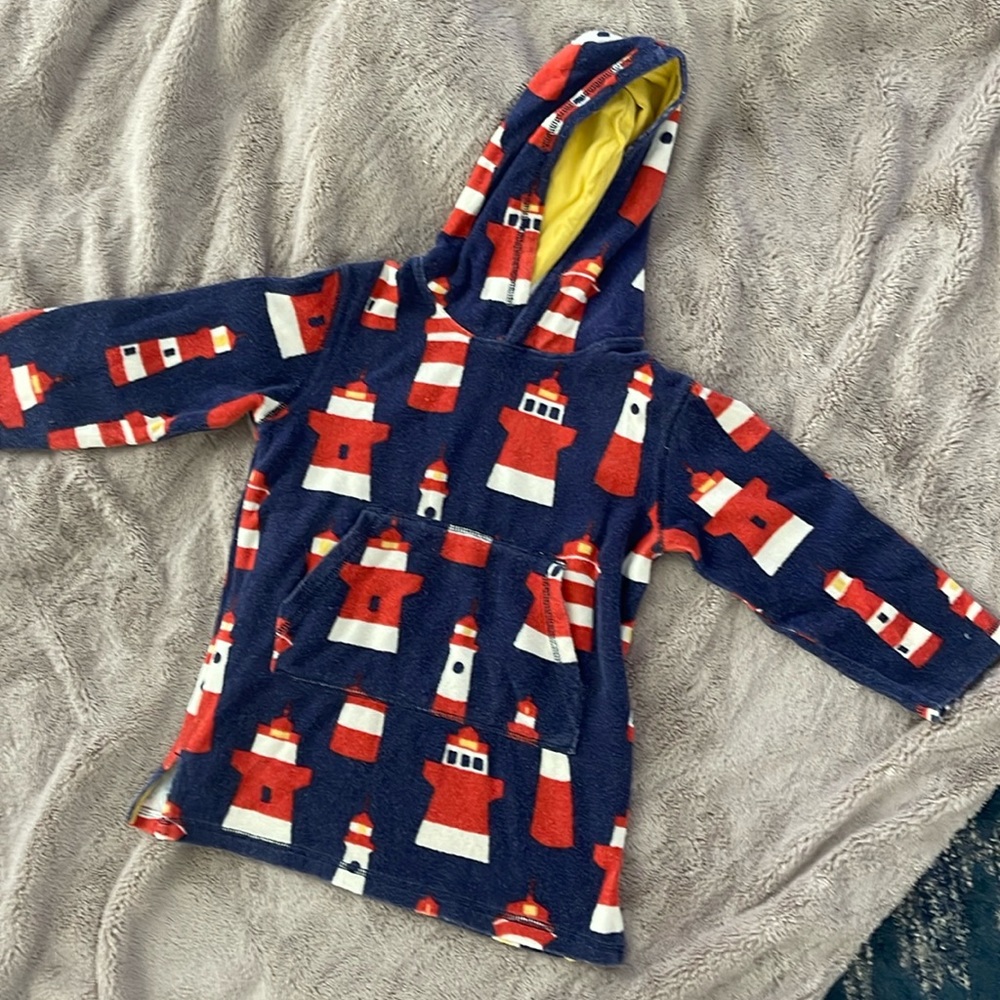 Mini Boden Terry swim cover up sz 5-6